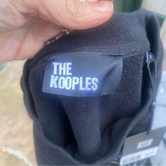 The Kooples BLACK SWEATSHIRT WITH SCREEN PRINT size 1 NWT - Picture 11 of 16